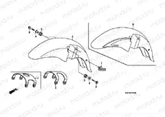 F-7 FRONT FENDER (CBF1505 / M5 / 6 / M6 / 7 / M7 / M9 / MA)