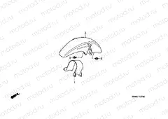 F-7 FRONT FENDER / FRONT WHEEL COVER