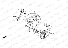 F-7 FRONT FENDER / FRONT WHEEL COVER