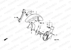 F-7 FRONT FENDER / FRONT WHEEL COVER