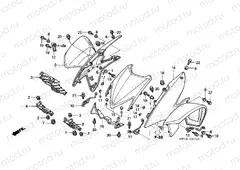 F-7 FRONT FENDER (TRX450R4,5)