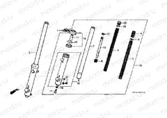 F-7 FRONT FORK (XL125SZ / A / B, C-CM)