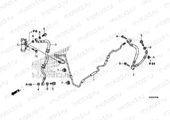 F-7 REAR BRAKE HOSE / BRAKE HOSE
