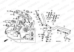 F-7 STEERING BAR PIPE / UPPER BRIDGE