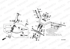 F-7 STEERING BAR PIPE / UPPER BRIDGE