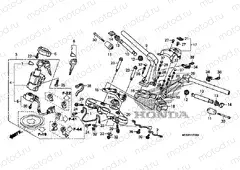 F-7 STEERING BAR PIPE / UPPER BRIDGE