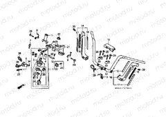 F-7 STEERING BAR PIPE / UPPER BRIDGE