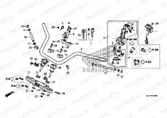F-7 STEERING BAR PIPE / UPPER BRIDGE
