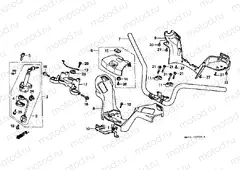 F-7 STEERING BAR PIPE / UPPER BRIDGE