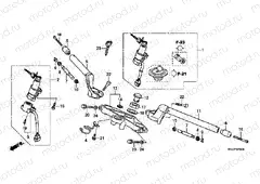 F-7 STEERING BAR PIPE / UPPER BRIDGE