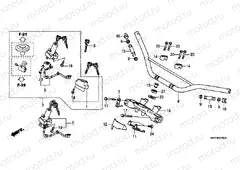 F-7 STEERING BAR PIPE / UPPER BRIDGE