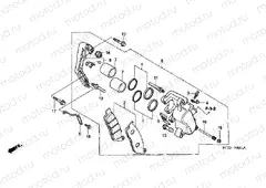 F-8-1 FRONT BRAKE CALIPER (SI)