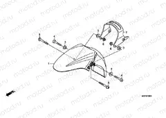 F-8-1 FRONT FENDER (FJS600A9-2KO / FJS600AB / PC)