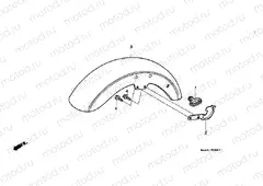 F-8-1 FRONT FENDER (VT1100C2)