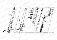 F-8-1 FRONT FORK (CBR600RR5 / 6)