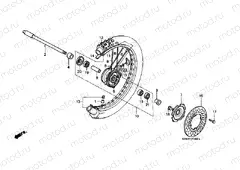 F-8-1 FRONT WHEEL (CR125RN / RP / RR)