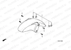 F-8 FRONT FENDER