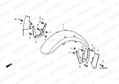 F-8 FRONT FENDER