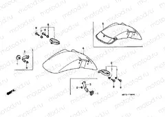 F-8 FRONT FENDER