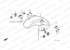 F-8 FRONT FENDER