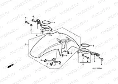 F-8 FRONT FENDER