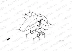F-8 FRONT FENDER