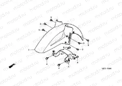 F-8 FRONT FENDER