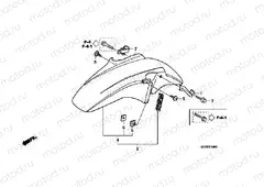 F-8 FRONT FENDER