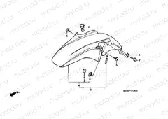 F-8 FRONT FENDER