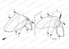 F-8 FRONT FENDER