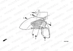 F-8 FRONT FENDER