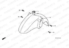 F-8 FRONT FENDER