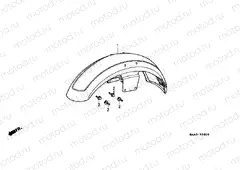 F-8 FRONT FENDER (VT1100C)