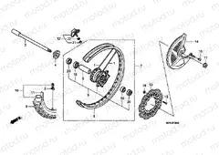 F-8 FRONT WHEEL