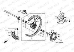 F-8 FRONT WHEEL