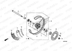F-8 FRONT WHEEL
