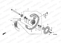 F-8 FRONT WHEEL