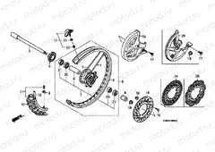 F-8 FRONT WHEEL