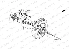 F-8 FRONT WHEEL