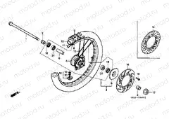 F-8 FRONT WHEEL
