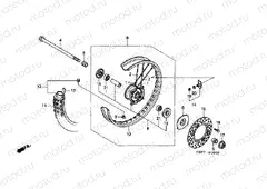 F-8 FRONT WHEEL