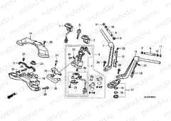 F-8 HANDLE PIPE/TOP BRIDGE (GL1800A1/A2/A3/A4)