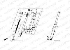 F-9-1 FRONT FORK (VT1100C2)