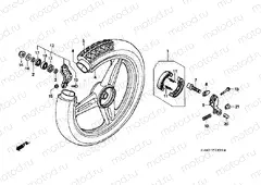 F-9-1 REAR WHEEL (SH75DP / DS)