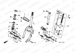 F-9-2 FRONT FORK (CH125J / L / M / N / P / R)