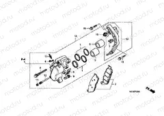 F-9 FRONT BRAKE CALIPER