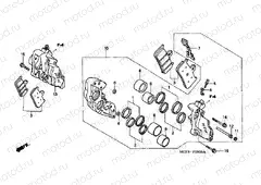 F-9 FRONT BRAKE CALIPER