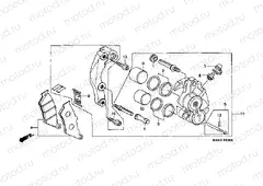 F-9 FRONT BRAKE CALIPER