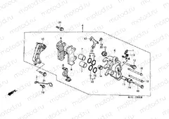 F-9 FRONT BRAKE CALIPER