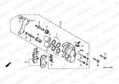 F-9 FRONT BRAKE CALIPER